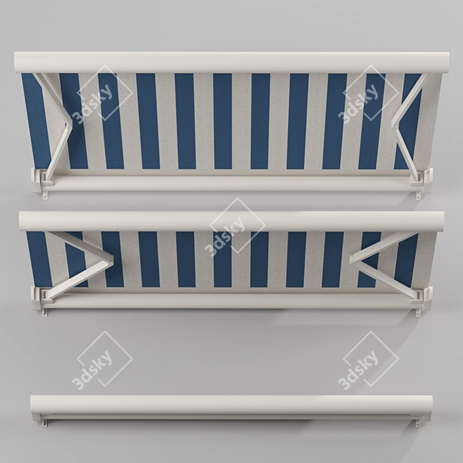 Marquise Cassette Awnings - Set of 2 3D model image 2