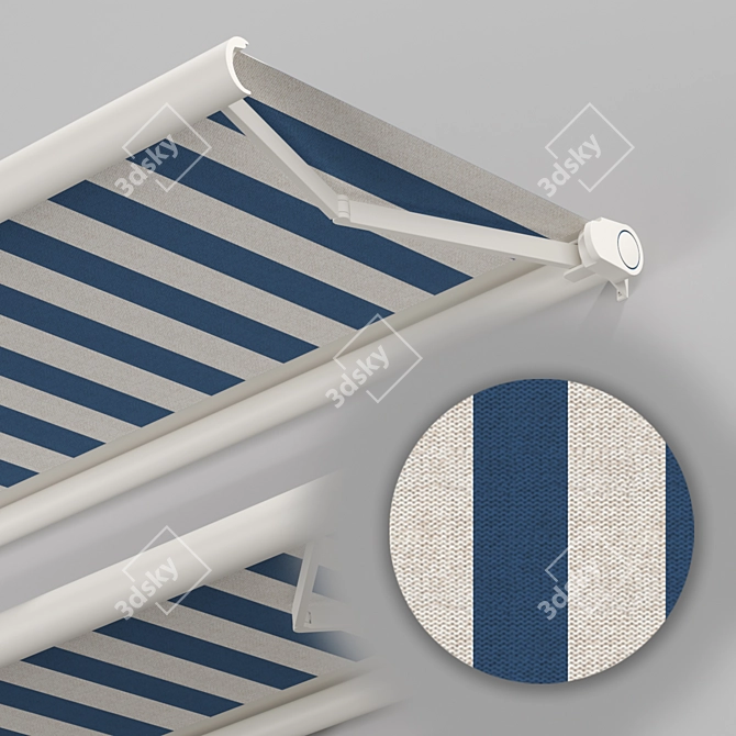 Marquise Cassette Awnings - Set of 2 3D model image 11