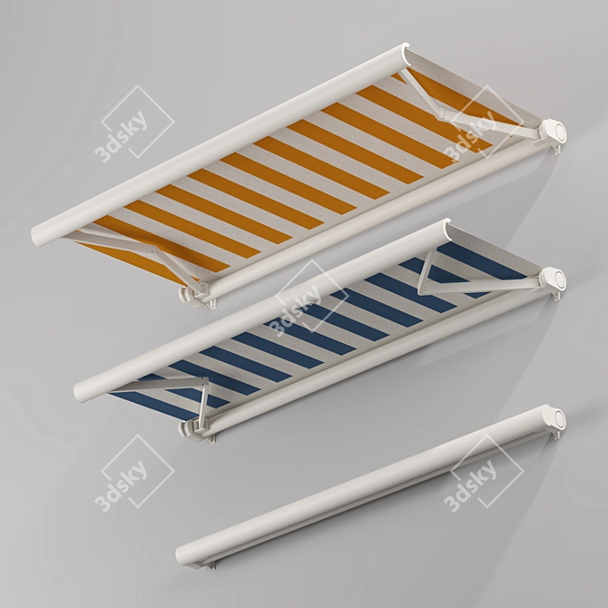 Marquise Cassette Awnings - Set of 2 3D model image 14