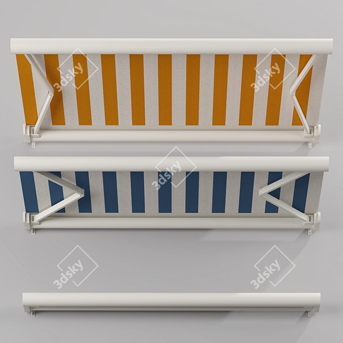 Marquise Cassette Awnings - Set of 2 3D model image 15