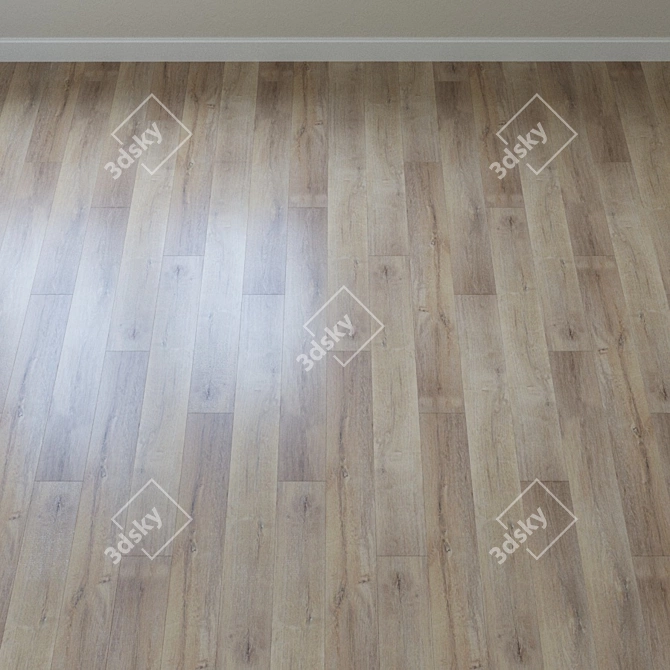 AquaFloor RealWood Click AF 6031 Vinyl Laminate 3D model image 2