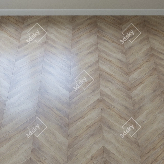 AquaFloor RealWood Click AF 6031 Vinyl Laminate 3D model image 4