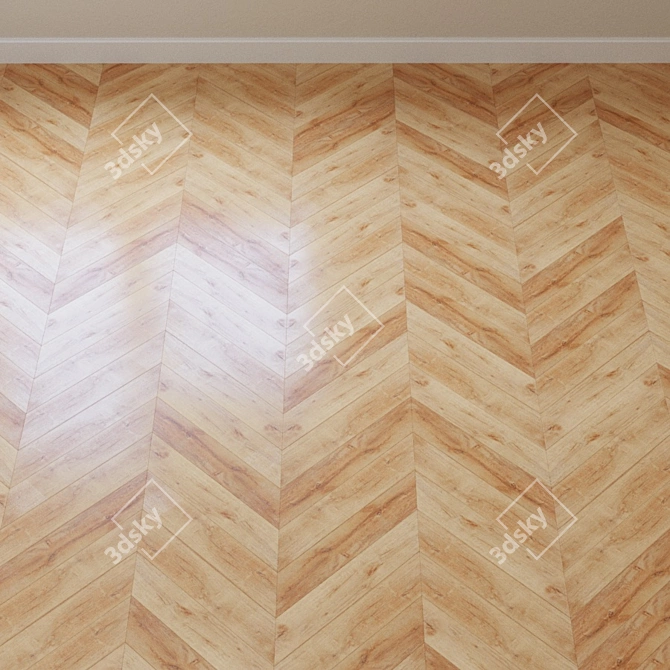 French Fir Vinyl Laminate Flooring 3D model image 3