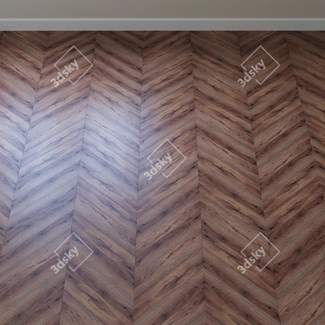 French Pine AquaFloor Laminate 3D model image 3