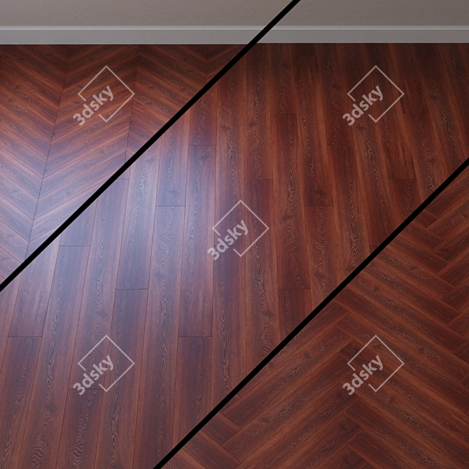 French Fir Vinyl Laminate 3D model image 1