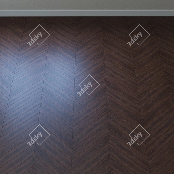 French Oak Vinyl Laminate 3D model image 4