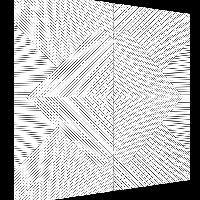 Dynamic 3D Panel FIELDS 4 3D model image 2