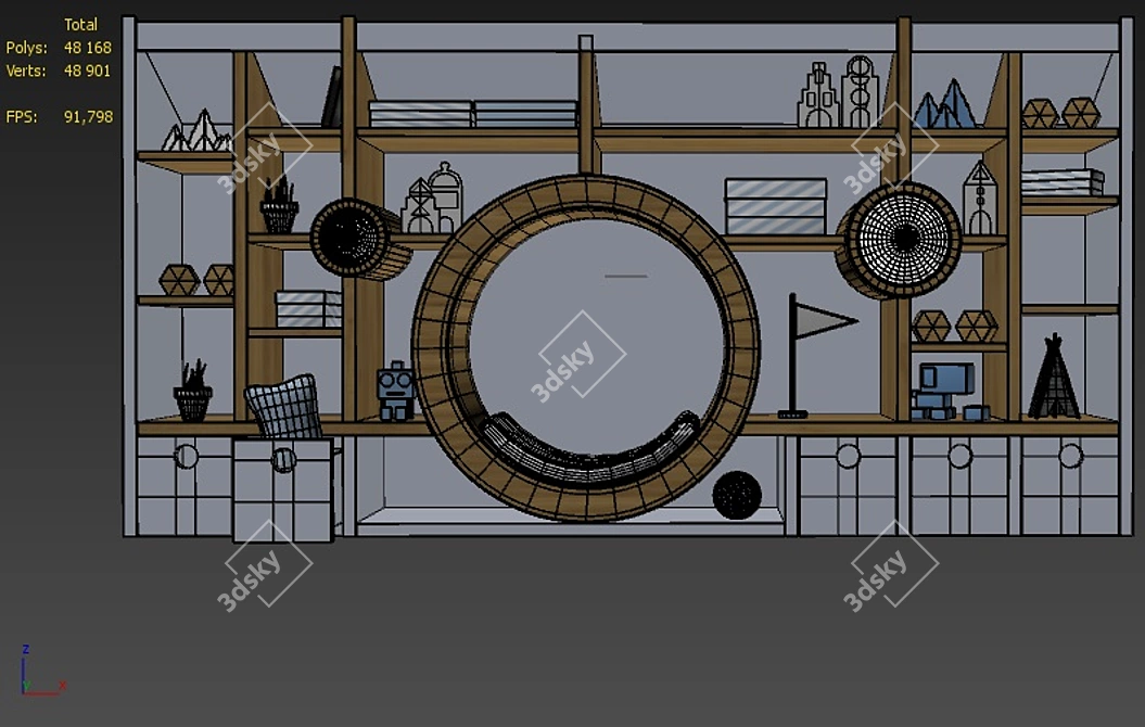 Cosmic Kids Rack 3D model image 4