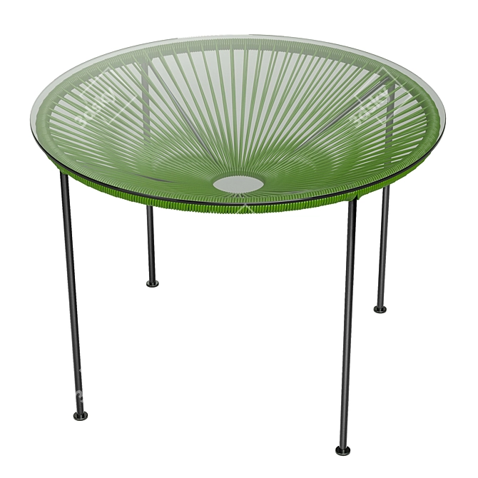 Zica Outdoor End Table: Stylish and Durable 3D model image 1