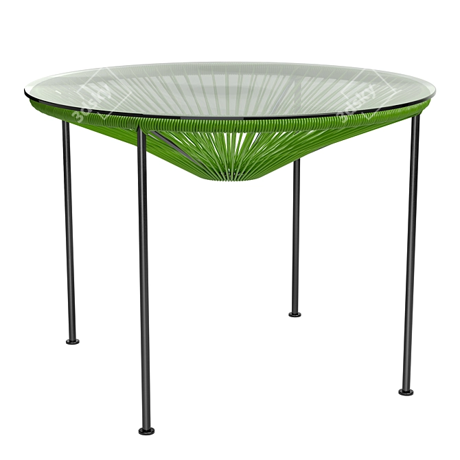 Zica Outdoor End Table: Stylish and Durable 3D model image 2