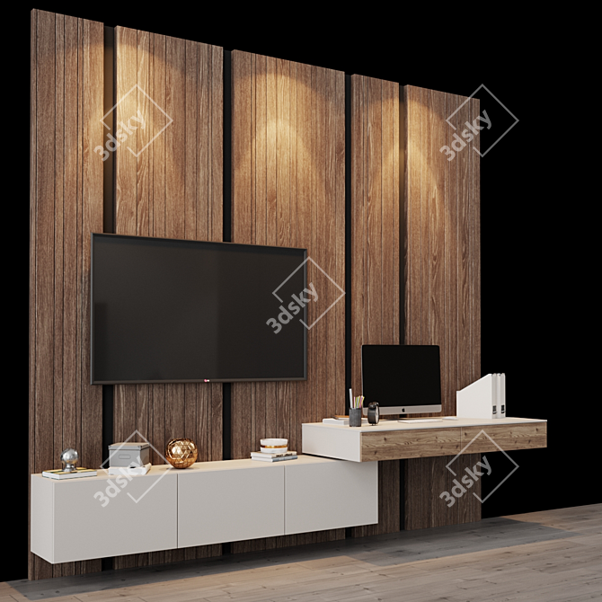 UltraClear TV Set: 145" Super HD 3D model image 7