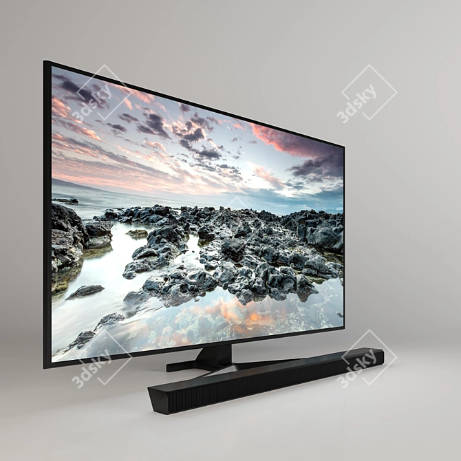 Samsung 65" RU7470U 4K Smart TV 3D model image 1