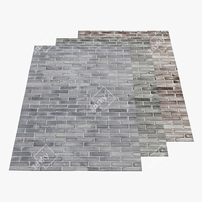 Versatile Red Brick: Durable & Stylish 3D model image 1