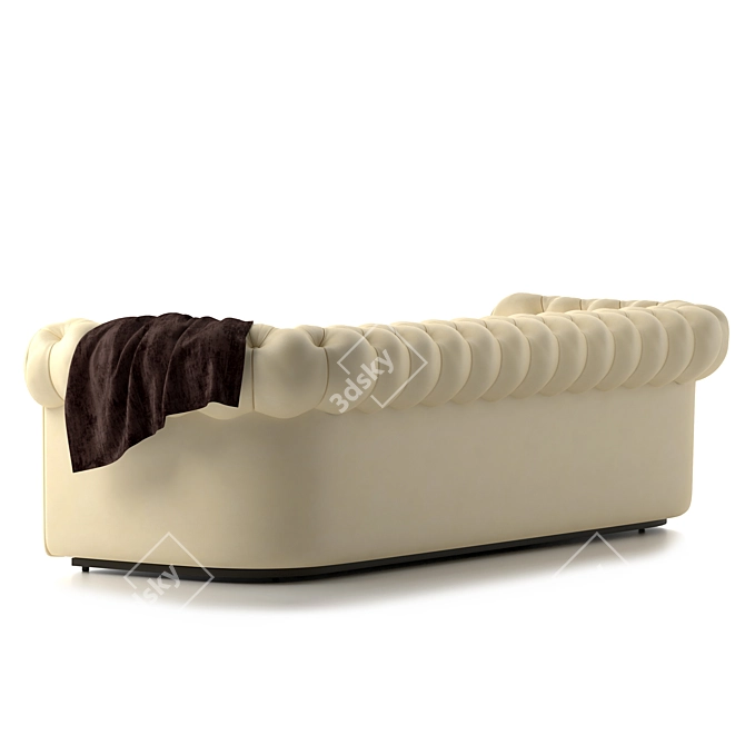 Luxurious Fendi Sofa: Albione 3D model image 3