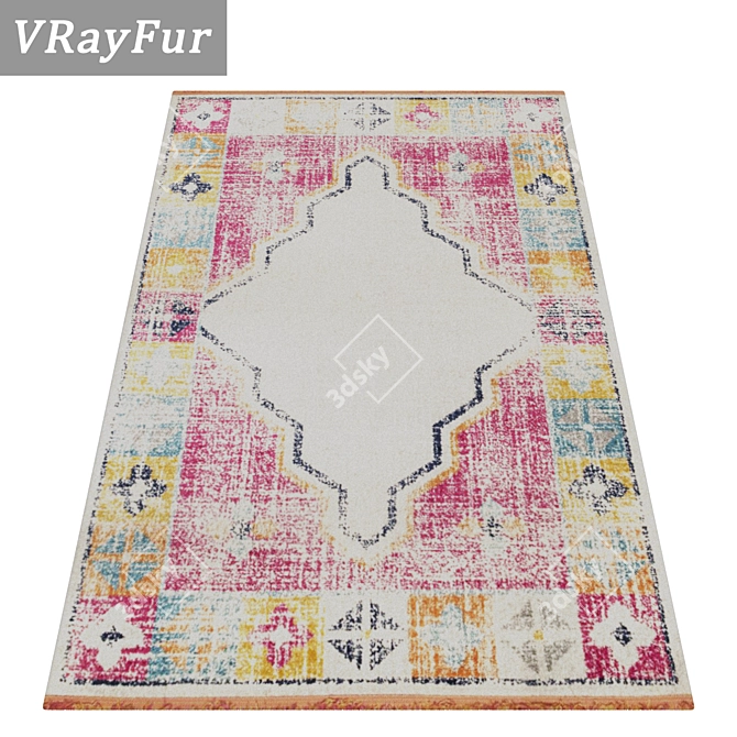 Versatile High-Quality Carpet Set 3D model image 2