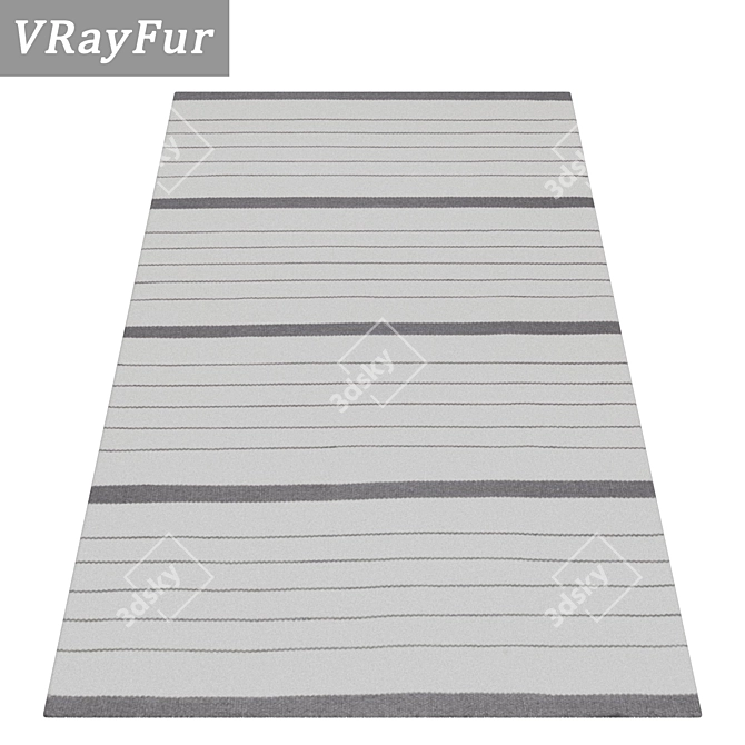 Luxury Carpets Set | High-Quality Textures 3D model image 2