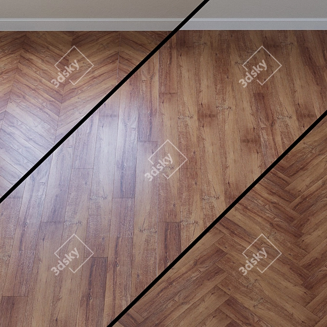 French Fir Vinyl Laminate 3D model image 1