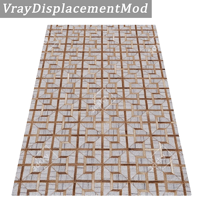 Patterned Carpets Set 3D model image 3