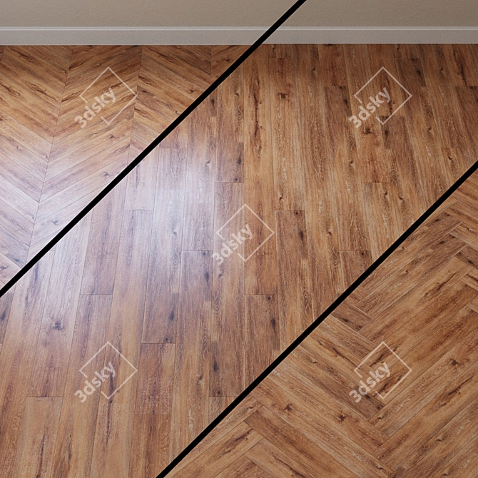 French Fir Vinyl Laminate 3D model image 1