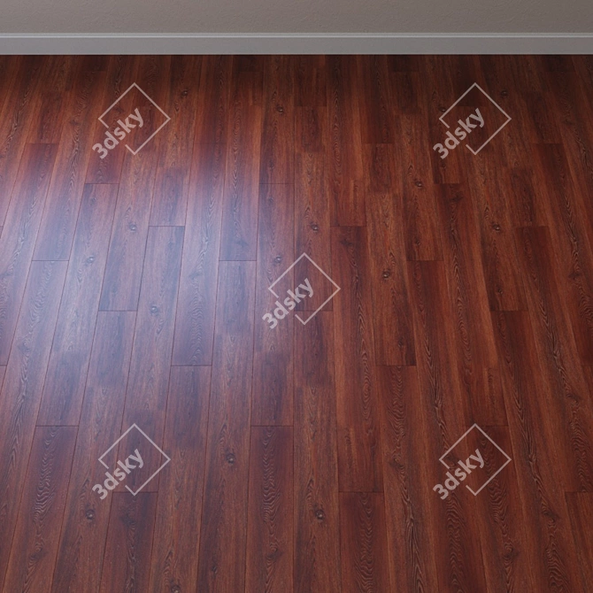 French Oak Chevron AquaFloor Click 3D model image 4