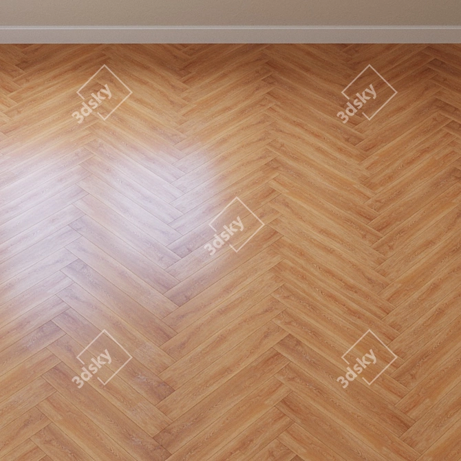 French Fir Vinyl Laminate: AquaFloor RealWood Click AF 6052 3D model image 3