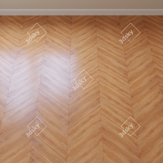 French Fir Vinyl Laminate: AquaFloor RealWood Click AF 6052 3D model image 4