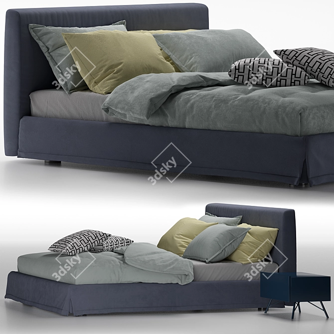 Elegance Dream Bed 3D model image 4