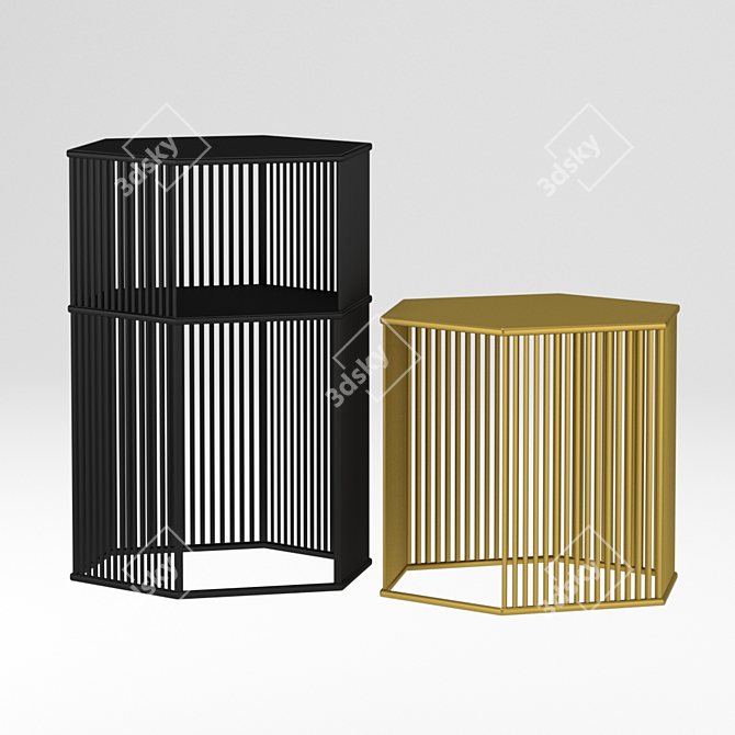 Modern Curbstone Wire: Stylish and Sturdy 3D model image 1