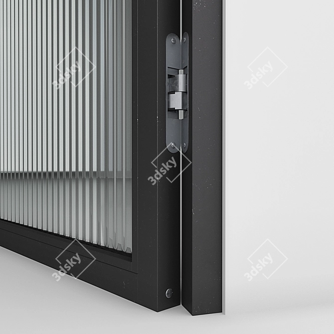  Modern Aluminium Door 3D model image 2