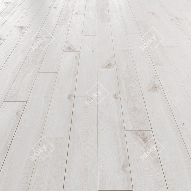 Versatile Laminate Flooring: Standard, Herringbone & Chevron 3D model image 2