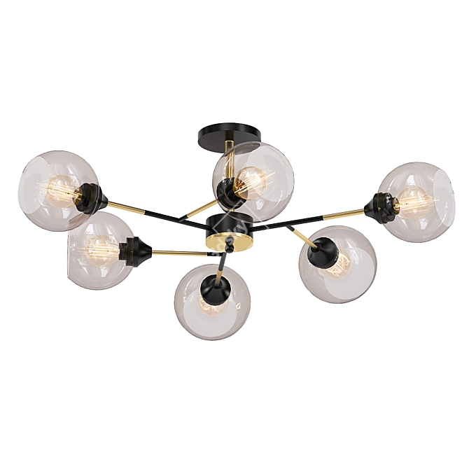 Stunning Sirius V0805 Ceiling Chandelier 3D model image 1