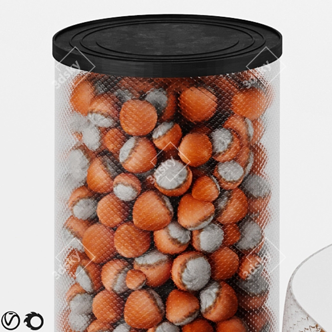  Nuts Delight Bowl Set 3D model image 4