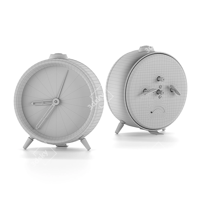 Moscow Clock Factory Alarm Clock 3D model image 2