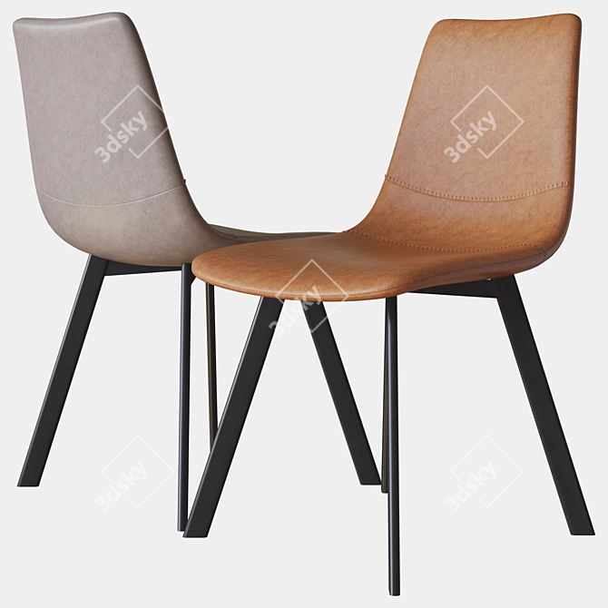 Elevate Your Space with Bormio Chair 3D model image 1