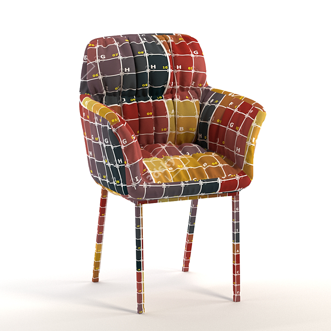 ErgoRest Armchair 3D model image 3