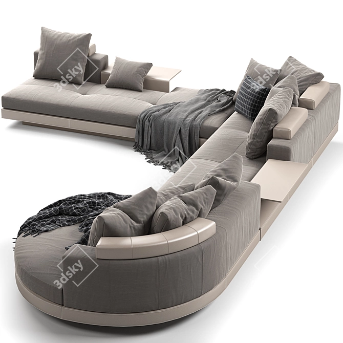 Modern Minotti Connery Sofa 3D model image 3