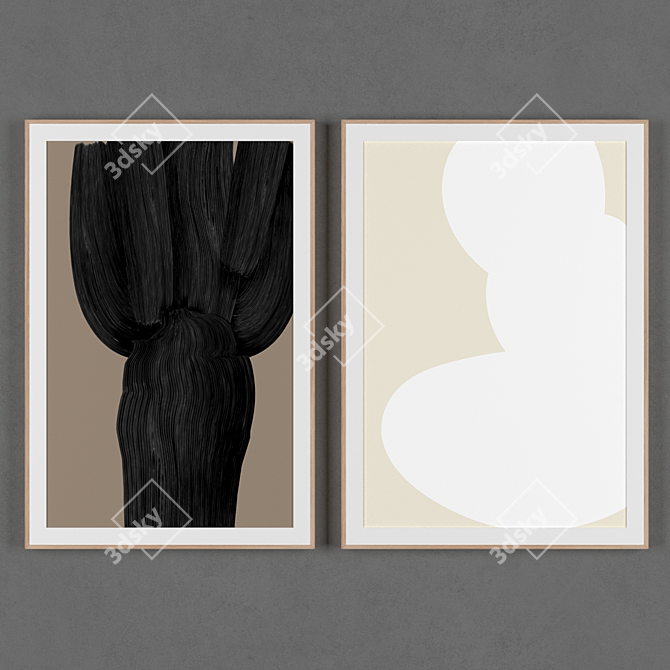 Dual Frame Collection - 1000x675 and 1000x715 mm - 2000x2000 Textures 3D model image 1