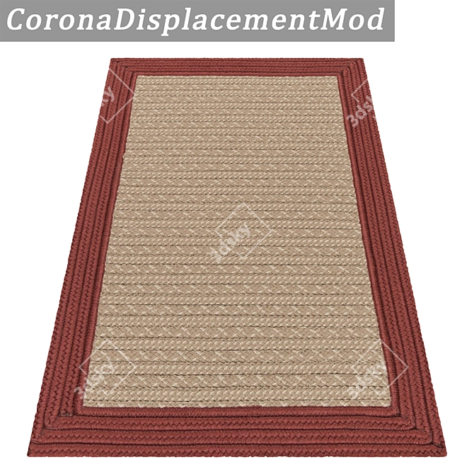 Luxury Carpet Set: High-Quality Textures for Close-ups and More 3D model image 4