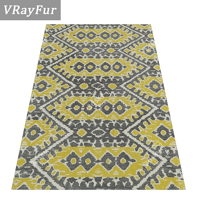 Versatile High-Quality Carpet Set 3D model image 2