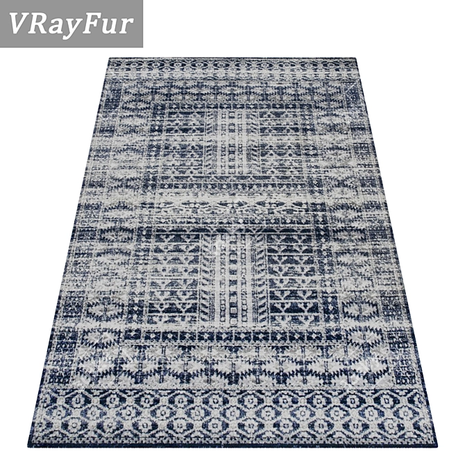 High-Quality Carpets Set 3D model image 2