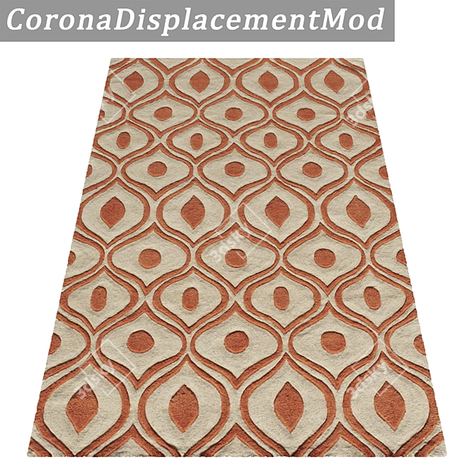Premium Texture Carpets Set 3D model image 4