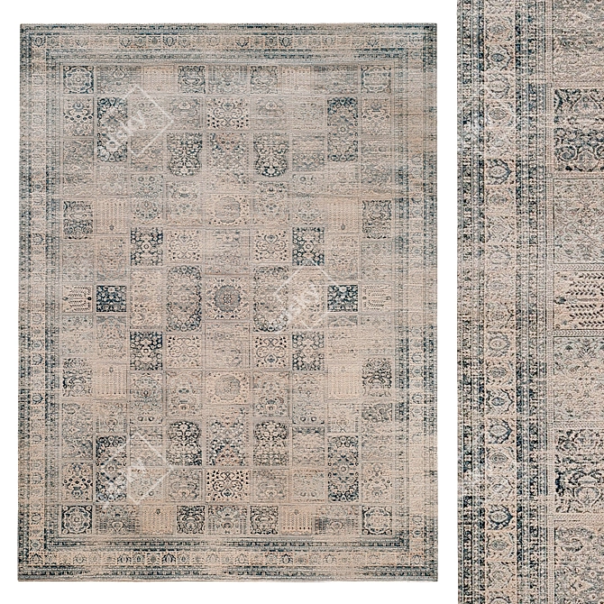 Luxury Archive Carpet 3D model image 1