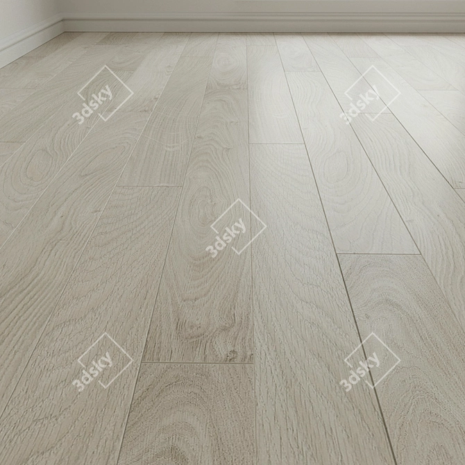 Da Vinci Laminate Parquet 120: Realistic 3D Flooring 3D model image 1