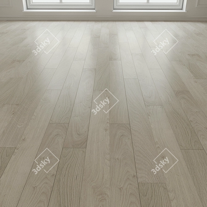 Da Vinci Laminate Parquet 120: Realistic 3D Flooring 3D model image 3