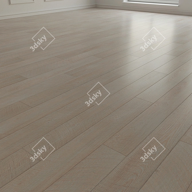 Mod Oak Louvre Laminate 3D model image 2