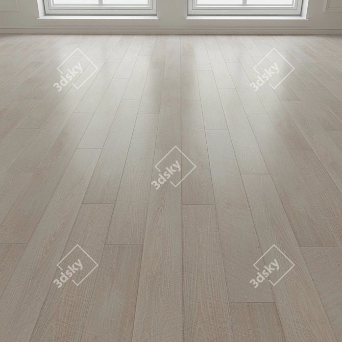 Mod Oak Louvre Laminate 3D model image 3