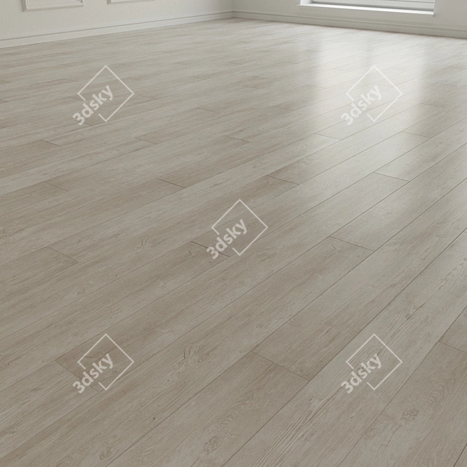 Title: Loren Parquet Laminate 3D model image 2