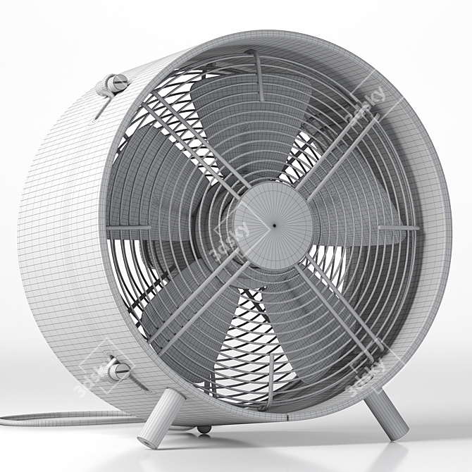 Stadler Form Otto Floor Fan 3D model image 4