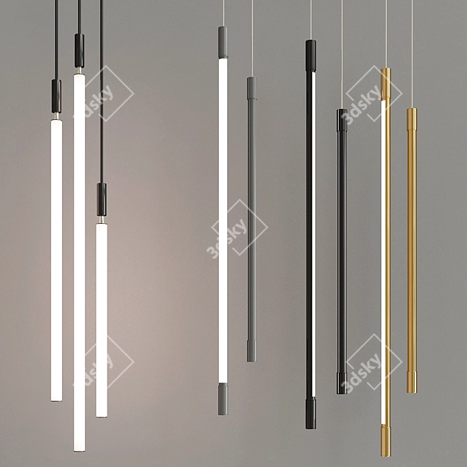 Contemporary LED Lamp Collection: DELIA & KEMMA 3D model image 2