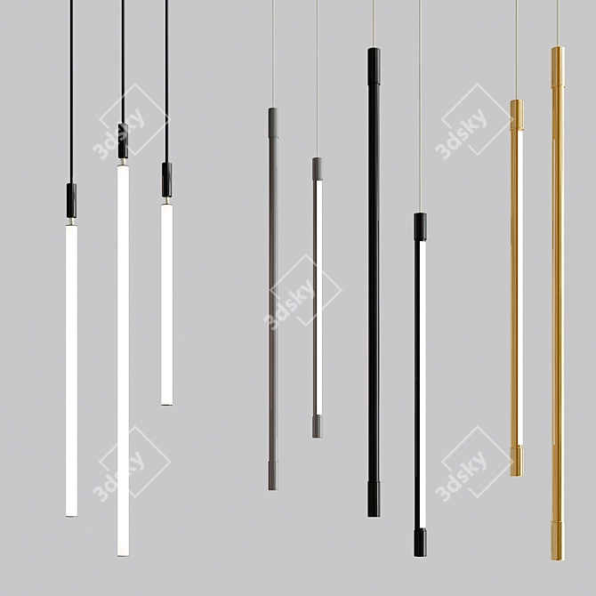 Contemporary LED Lamp Collection: DELIA & KEMMA 3D model image 4